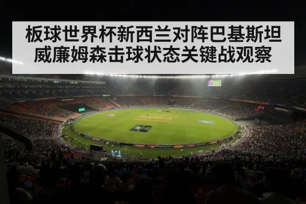 板球世界杯新西兰对阵巴基斯坦威廉姆森击球状态关键战观察